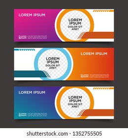 Banner background.Modern vector design - Vector