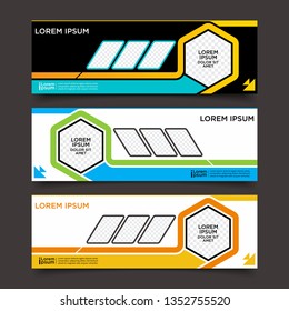 Banner background.Modern vector design - Vector