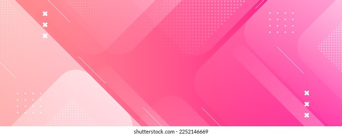 Banner-Hintergründe. Farbvoll, hellrosa Farbkorrektur