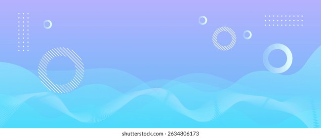 banner backgrounds. full of colors, wave effect gradations eps 10