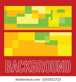 Banner backgrounds yellow and orange shade vector template multipurpose use
