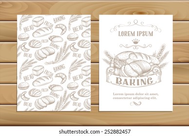 banner  baking  hand drawn 