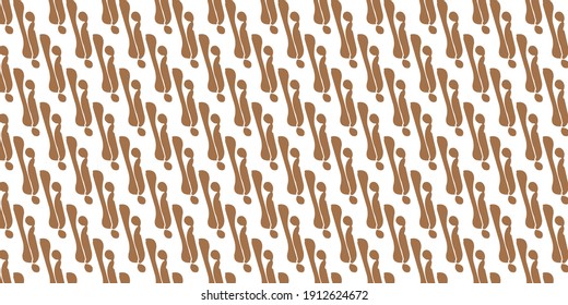 banner batik from indonesia for background