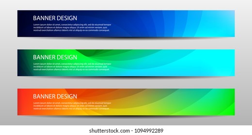 banner with beautiful geometric background .Vector illustrations