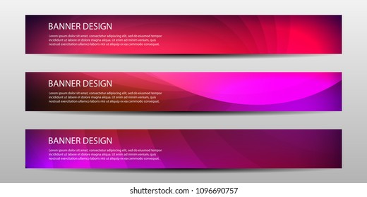 banner with beautiful geometric background .Vector illustrations