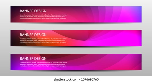 banner with beautiful geometric background .Vector illustrations