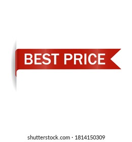 banner best price. Vecor illustartion.