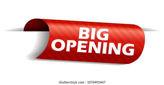 banner big opening