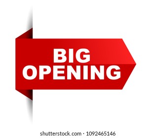 banner big opening
