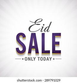  banner of Big Sale with discount offers on occasion Eid Mubarak celebration
