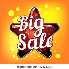 Banner big sale  star