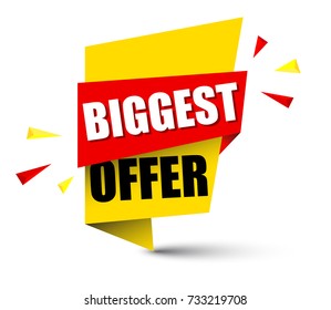 banner biggest offer
