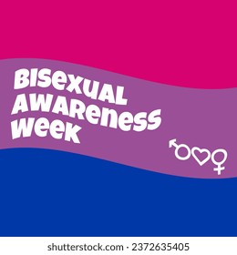 Banner de la Semana de Conciencia sobre la Bisexualidad