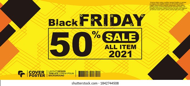 BANNER BLACK FRIDAY ABSTRACK 50 %