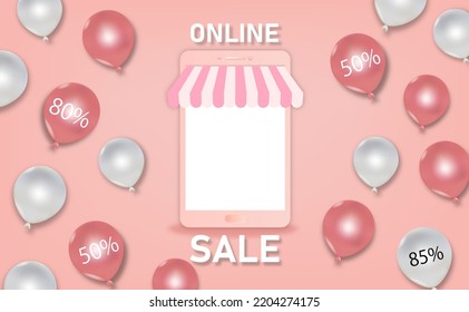 Banner Black Friday event. Shopping marketing banner for texture of vector.