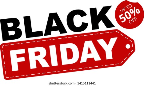 Banner Black Friday sales Vector