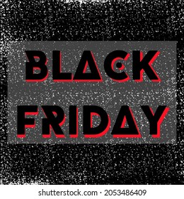 Pancarta de fondo vectorial de Black Friday para ventas. patrón de fondo de textura.