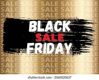 Pancarta de fondo vectorial de Black Friday para ventas. patrón de fondo de textura.