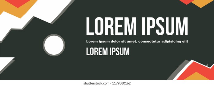 Banner Black Simple Design