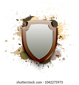 Banner blot presentation, vector splash poster. Graphic composition grungepresentations. blur banners annotations. Color graffiti splash sticker banner for registration of proposals blot