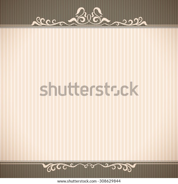 Banner, border, frame, greeting card\
with decorative element and decorative vintage\
background.
