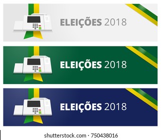 Banner Brazil Vote Campaign illustration - Elections 2018