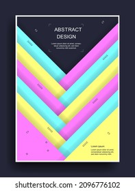Cartel, folleto, plantilla de diseño del volante A4.