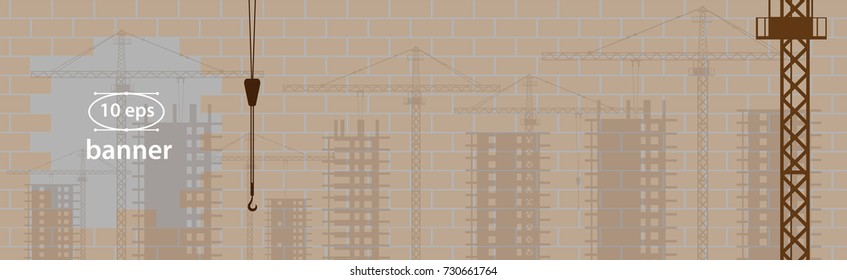 banner, building template, construction
