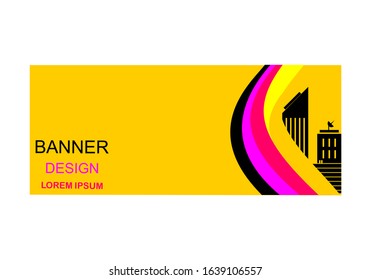 banner business layout template vector design. vector illustration eps 10