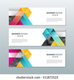 banner business layout template vector design.