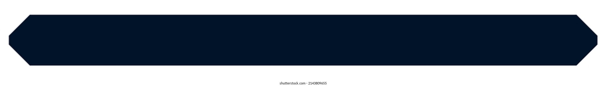 Banner, button, bar shapes with blank, empty space  element