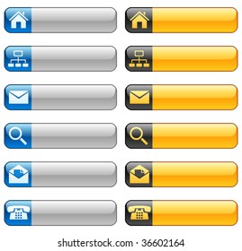 Botones de banner con iconos web 1