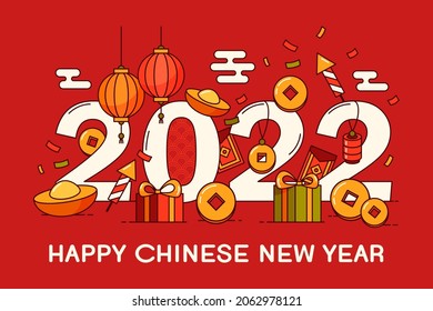 Banner or card for chinese New Year greetings