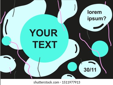 Banner or card colorful template. It can be used for  events, sale, invitations.
