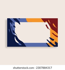 Banner  card or cover organic design abstract shape