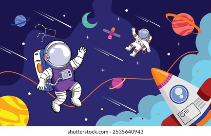 banner and card for world science day