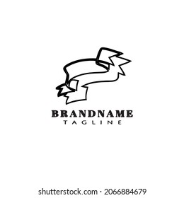 banner cartoon logo icon design template modern black