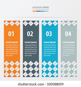 banner checker style Orange , blue, gray color