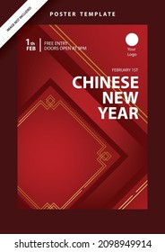 banner chinese new year poster asian zodiac template social media february background wallpaper event 