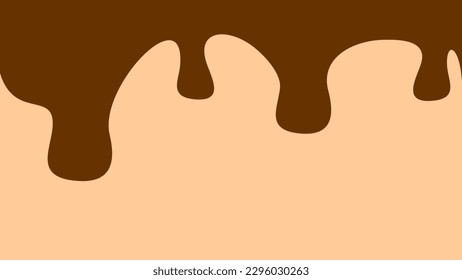 BANNER CHOCOLATE BACKGROUND DESIGN VECTOR