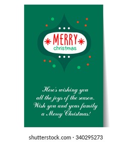 Banner Christmas card templates Posters. Vector illustration.