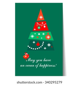 Banner Christmas card templates Posters. Vector illustration.