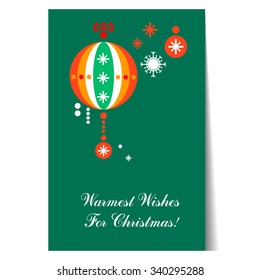 Banner Christmas card templates Posters. Vector illustration.