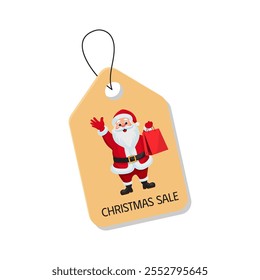 Ein Banner mit weihnachtlichen Elementen. Das Angebot an Weihnachten und Neujahr Rabatte für die Wintersaison. Es kann in der Werbung, Web-Design und Druck verwendet werden.