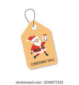 A banner with Christmas elements. The offer of Christmas and New Year discounts for the winter season. It can be used in advertising, web design, and printing.