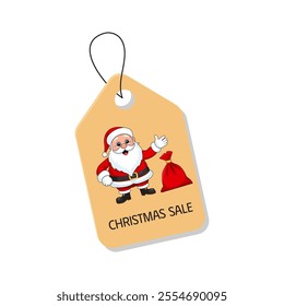 A banner with Christmas elements. The offer of Christmas and New Year discounts for the winter season. It can be used in advertising, web design, and printing.