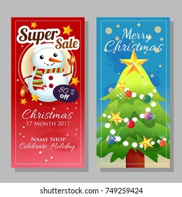 banner in christmas theme