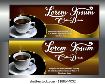 banner coffee drink