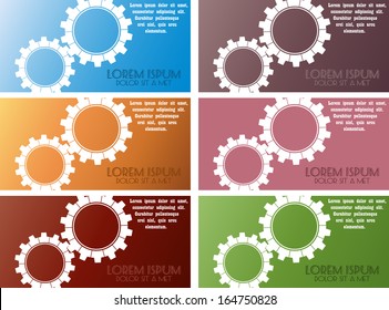 Banner cogwheel
