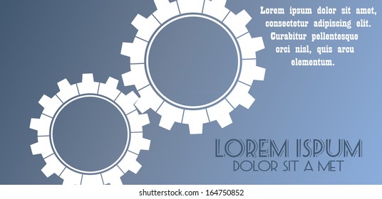 Banner cogwheel